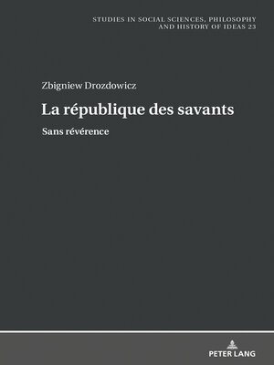 cover image of La république des savants
